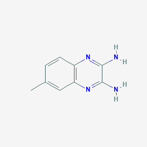 molecular formula C9H10N4 B11915847 6-Methylquinoxaline-2,3-diamine 
