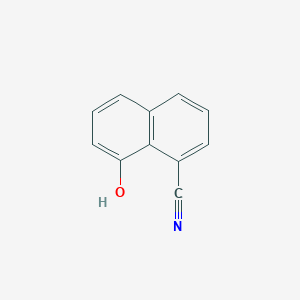 molecular formula C11H7NO B11915899 8-Hydroxynaphthalene-1-carbonitrile CAS No. 55899-55-3