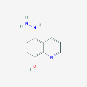 molecular formula C9H9N3O B11915908 5-Hydrazinylquinolin-8-OL 