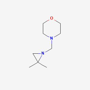 molecular formula C9H18N2O B11915919 4-[(2,2-Dimethylaziridin-1-yl)methyl]morpholine CAS No. 20030-87-9