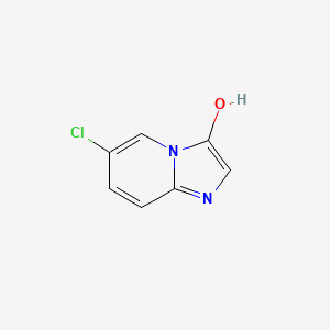 molecular formula C7H5ClN2O B11915926 6-Chloroimidazo[1,2-a]pyridin-3-ol 