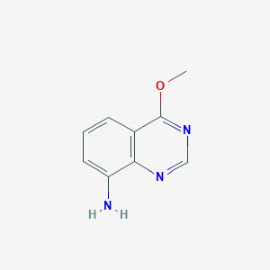 molecular formula C9H9N3O B11915992 4-Methoxyquinazolin-8-amine 