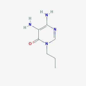 molecular formula C7H12N4O B11916003 5,6-Diamino-3-propylpyrimidin-4(3H)-one 