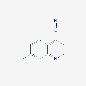 molecular formula C11H8N2 B11916039 7-Methylquinoline-4-carbonitrile CAS No. 854864-06-5