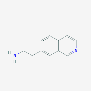 molecular formula C11H12N2 B11916076 2-(Isoquinolin-7-yl)ethanamine 