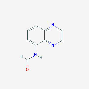 molecular formula C9H7N3O B11916099 N-(Quinoxalin-5-yl)formamide CAS No. 33544-36-4