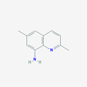 molecular formula C11H12N2 B11916136 2,6-Dimethylquinolin-8-amine CAS No. 30465-70-4