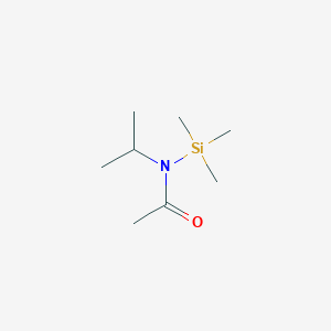 molecular formula C8H19NOSi B11916194 N-(Propan-2-yl)-N-(trimethylsilyl)acetamide CAS No. 67969-43-1