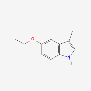 molecular formula C11H13NO B11916201 5-Ethoxy-3-methyl-1H-indole 