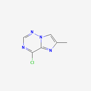 molecular formula C6H5ClN4 B11916220 4-Chloro-6-methylimidazo[2,1-f][1,2,4]triazine 