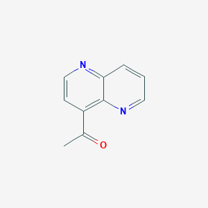 molecular formula C10H8N2O B11916266 1-(1,5-Naphthyridin-4-yl)ethanone 