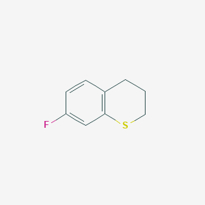 molecular formula C9H9FS B11916278 7-Fluorothiochroman 