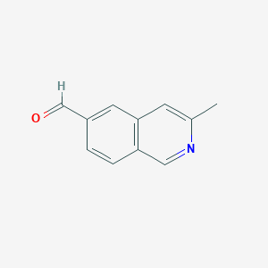 molecular formula C11H9NO B11916298 3-Methylisoquinoline-6-carbaldehyde 