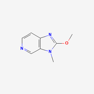 molecular formula C8H9N3O B11916366 2-Methoxy-3-methyl-3H-imidazo[4,5-c]pyridine CAS No. 61078-18-0