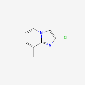 molecular formula C8H7ClN2 B11916398 2-Chloro-8-methylimidazo[1,2-A]pyridine 