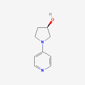 molecular formula C9H12N2O B11916415 (R)-1-(Pyridin-4-yl)pyrrolidin-3-ol CAS No. 181959-78-4