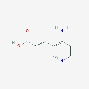 molecular formula C8H8N2O2 B11916487 (E)-3-(4-aminopyridin-3-yl)acrylic acid 