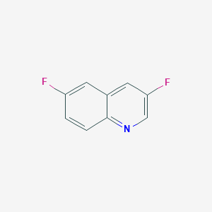 molecular formula C9H5F2N B11916601 3,6-Difluoroquinoline 