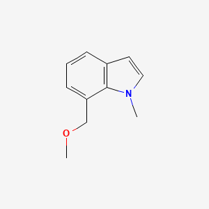 molecular formula C11H13NO B11916682 7-(Methoxymethyl)-1-methyl-1H-indole 