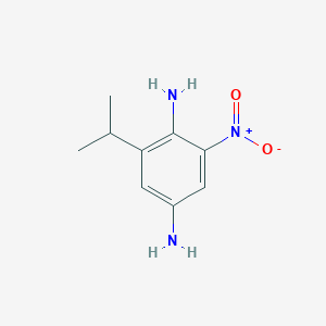 molecular formula C9H13N3O2 B119167 4-Amino-3-nitro-5-isopropylaniline CAS No. 155379-81-0