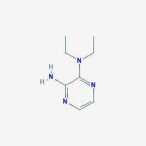 molecular formula C8H14N4 B11916747 N2,N2-Diethylpyrazine-2,3-diamine CAS No. 912773-18-3
