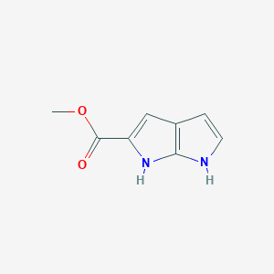 molecular formula C8H8N2O2 B11916797 Methyl 1,6-dihydropyrrolo[2,3-b]pyrrole-2-carboxylate 