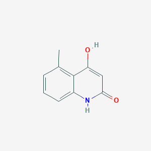 molecular formula C10H9NO2 B11916849 5-Methylquinoline-2,4-diol 