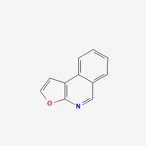 molecular formula C11H7NO B11916879 Furo[2,3-c]isoquinoline 