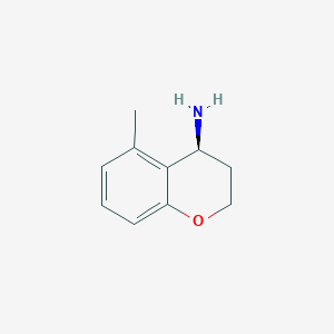 molecular formula C10H13NO B11916936 (S)-5-methylchroman-4-amine 