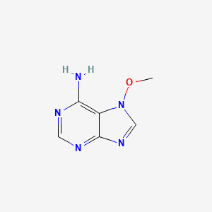 molecular formula C6H7N5O B11916992 7-Methoxy-7H-purin-6-amine CAS No. 155854-88-9