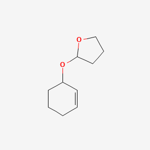 molecular formula C10H16O2 B11916995 2-(Cyclohex-2-en-1-yloxy)tetrahydrofuran 