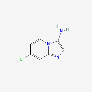 molecular formula C7H6ClN3 B11917027 7-Chloroimidazo[1,2-a]pyridin-3-amine 