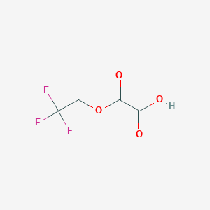 molecular formula C4H3F3O4 B11917032 2-Oxo-2-(2,2,2-trifluoroethoxy)acetic acid 