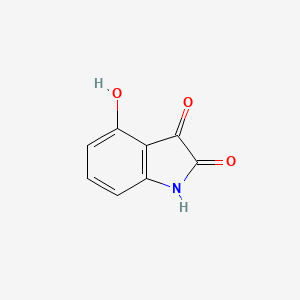 molecular formula C8H5NO3 B11917051 4-Hydroxyindoline-2,3-dione CAS No. 116569-10-9