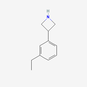 molecular formula C11H15N B11917082 3-(3-Ethylphenyl)azetidine 