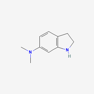 molecular formula C10H14N2 B11917099 N,N-dimethylindolin-6-amine 