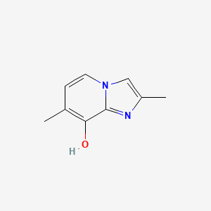 molecular formula C9H10N2O B11917151 2,7-Dimethylimidazo[1,2-a]pyridin-8-ol 