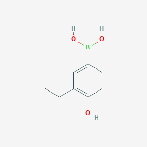 molecular formula C8H11BO3 B11917153 (3-Ethyl-4-hydroxyphenyl)boronic acid 