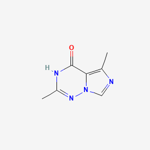molecular formula C7H8N4O B11917196 2,5-Dimethylimidazo[5,1-f][1,2,4]triazin-4(1H)-one 
