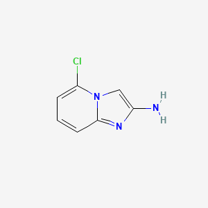 molecular formula C7H6ClN3 B11917204 5-Chloroimidazo[1,2-A]pyridin-2-amine 
