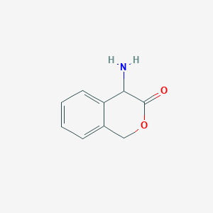 molecular formula C9H9NO2 B11917207 4-Aminoisochroman-3-one 