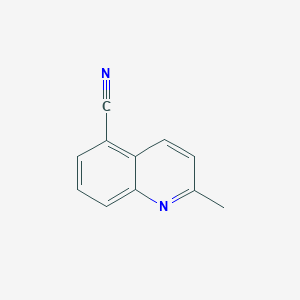 molecular formula C11H8N2 B11917223 2-Methylquinoline-5-carbonitrile 