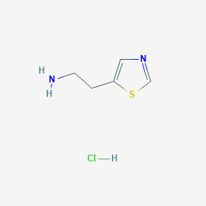 molecular formula C5H9ClN2S B11917230 2-(Thiazol-5-yl)ethanamine hydrochloride CAS No. 1956340-93-4