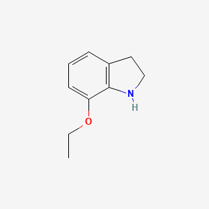 molecular formula C10H13NO B11917252 7-Ethoxyindoline 