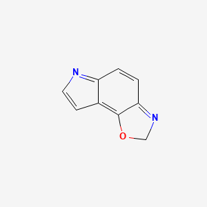 molecular formula C9H6N2O B11917297 2H-Pyrrolo[2,3-G]benzoxazole CAS No. 70814-39-0
