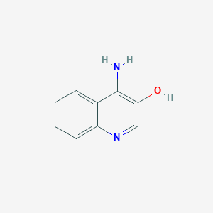 molecular formula C9H8N2O B11917305 4-Aminoquinolin-3-ol 