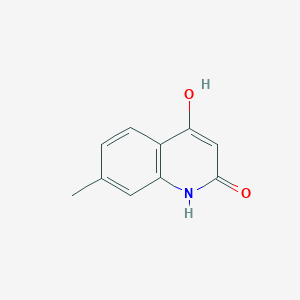 molecular formula C10H9NO2 B11917317 4-hydroxy-7-methylquinolin-2(1H)-one 
