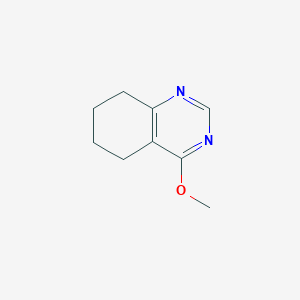 molecular formula C9H12N2O B11917470 4-Methoxy-5,6,7,8-tetrahydroquinazoline 