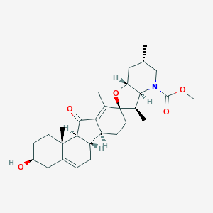 molecular formula C29H41NO5 B119175 Verapatuline CAS No. 212968-58-6