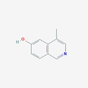 molecular formula C10H9NO B11917541 4-Methylisoquinolin-6-ol 